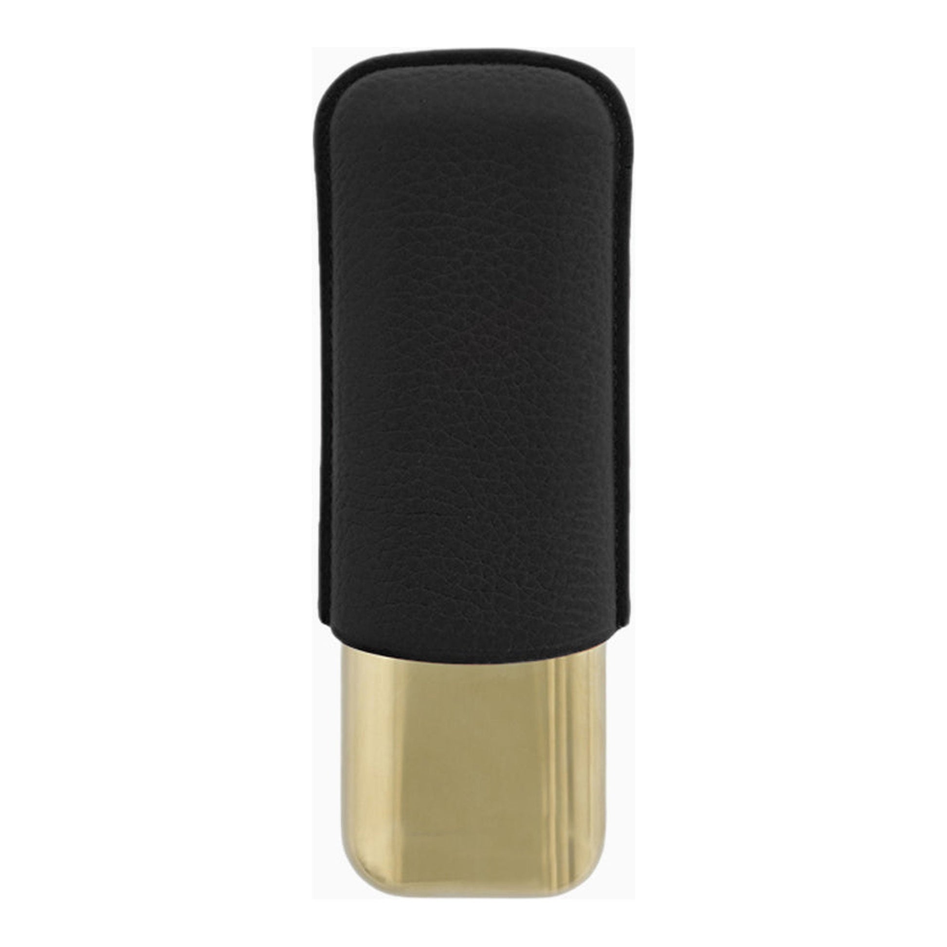 S.T. Dupont Cigar Case - Double Noir (Gold Base) — angle view