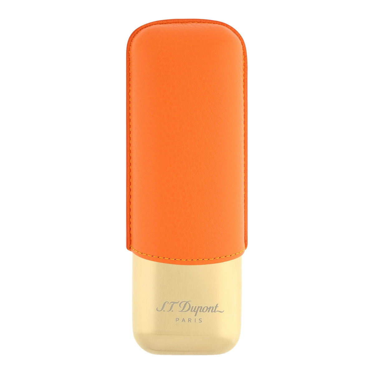 Étui à cigares S.T. Dupont - double orange (base dorée)