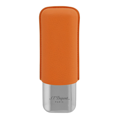 Étui à cigares S.T. Dupont - double orange (base chromée)