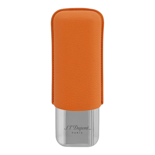 Étui à cigares S.T. Dupont - double orange (base chromée)