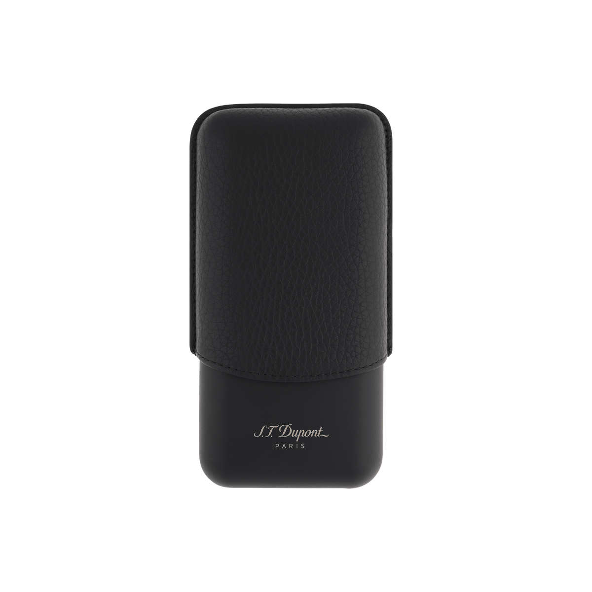 S.T. Dupont 3 Cg Case Black Grained Matte