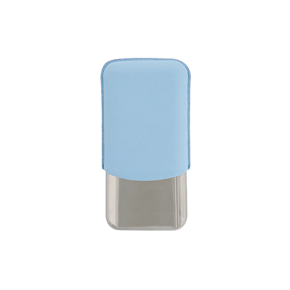 S.T. Dupont Cigar Case 3 Cg Case Turquoise Grained Chrome — alternate view
