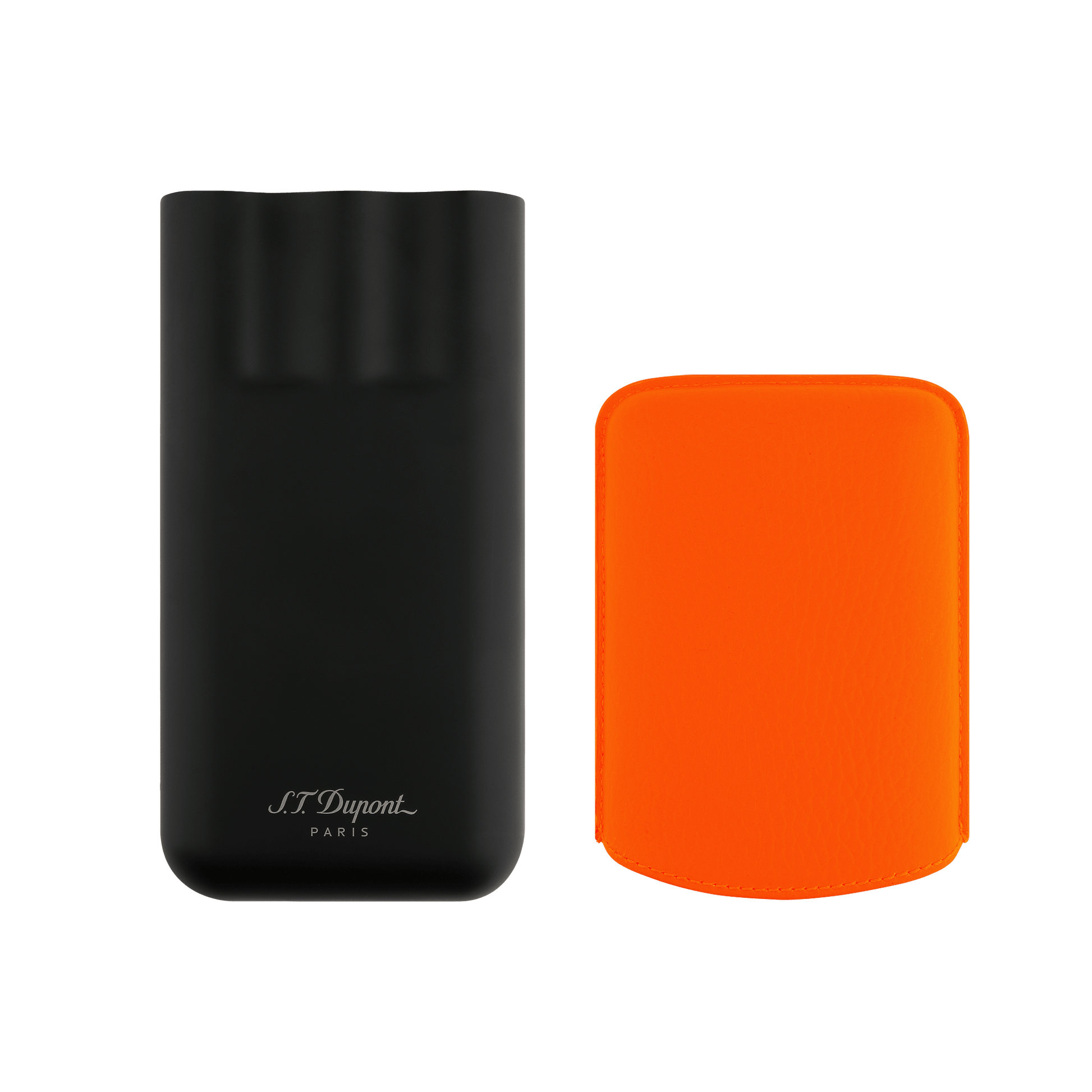 S.T. Dupont 3 Cg Case Fluo Orange — angle view