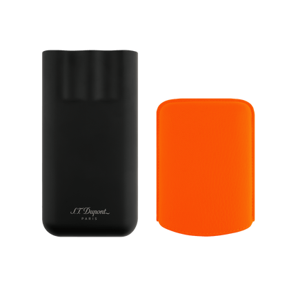 S.T. Dupont 3 Cg Case Fluo Orange — angle view