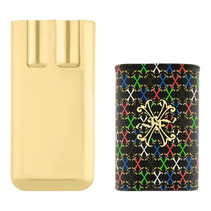 S.T. Dupont Fuente - Triple Cigar Case — angle view