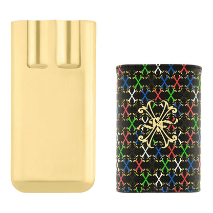 S.T. Dupont Fuente - Triple Cigar Case — angle view