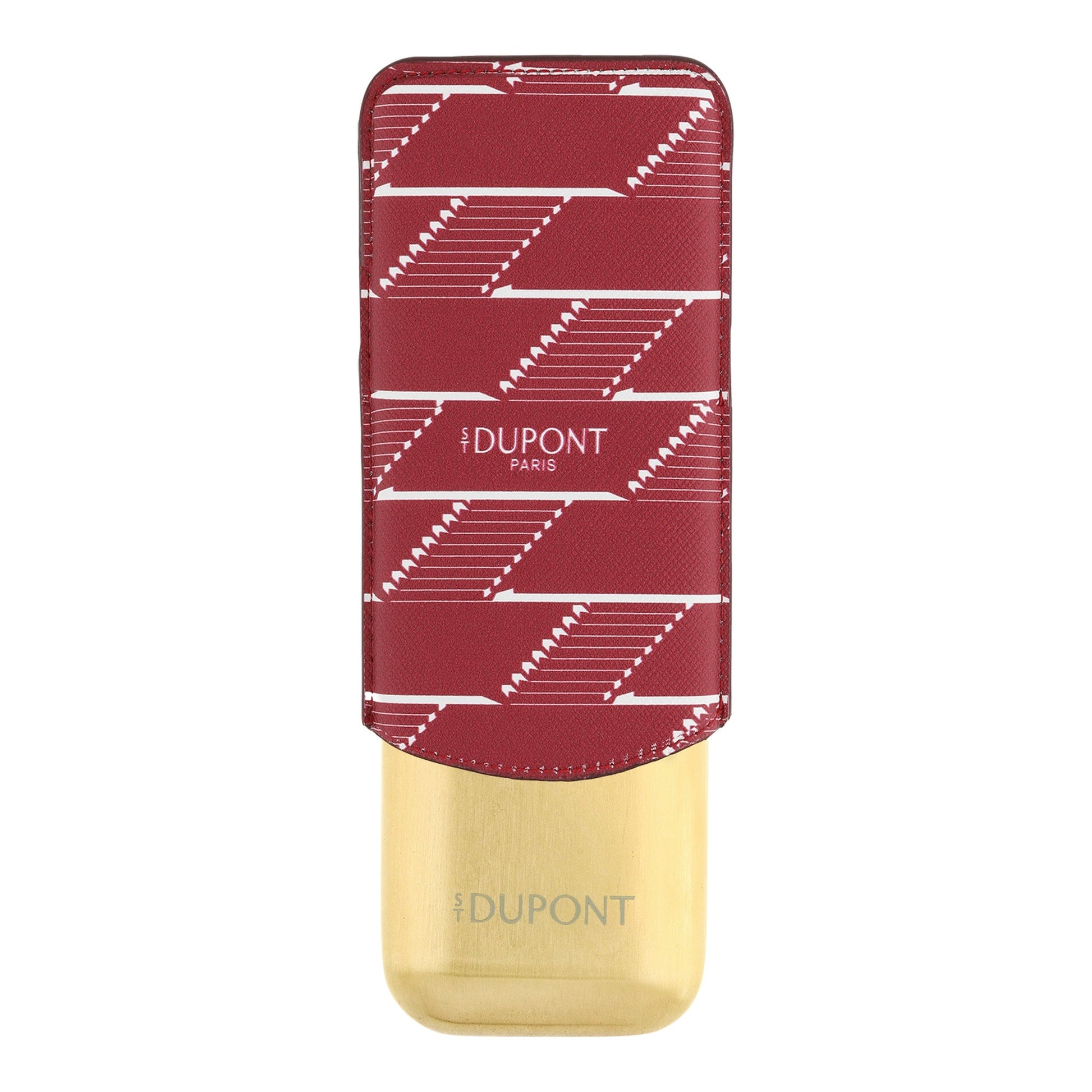 S.T. Dupont Cigar Case - Monogram 1872 Red