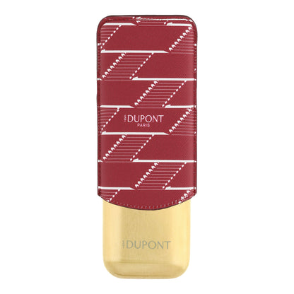 S.T. Dupont Cigar Case - Monogram 1872 Red