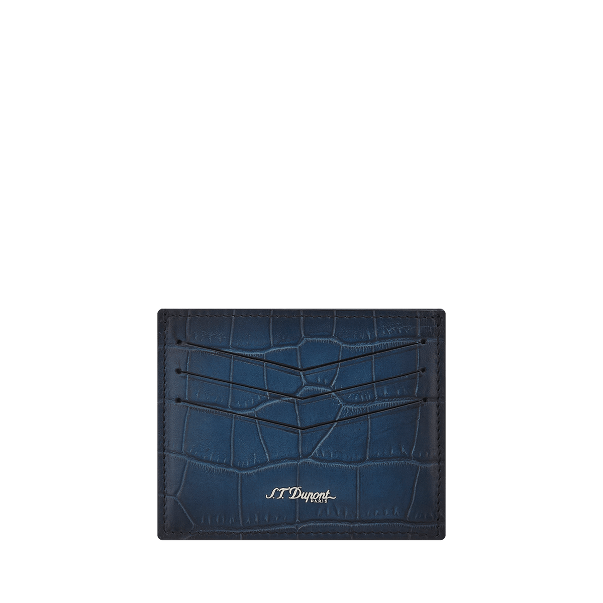 S.T. Dupont Card Holder Le Grand Atelier Blue