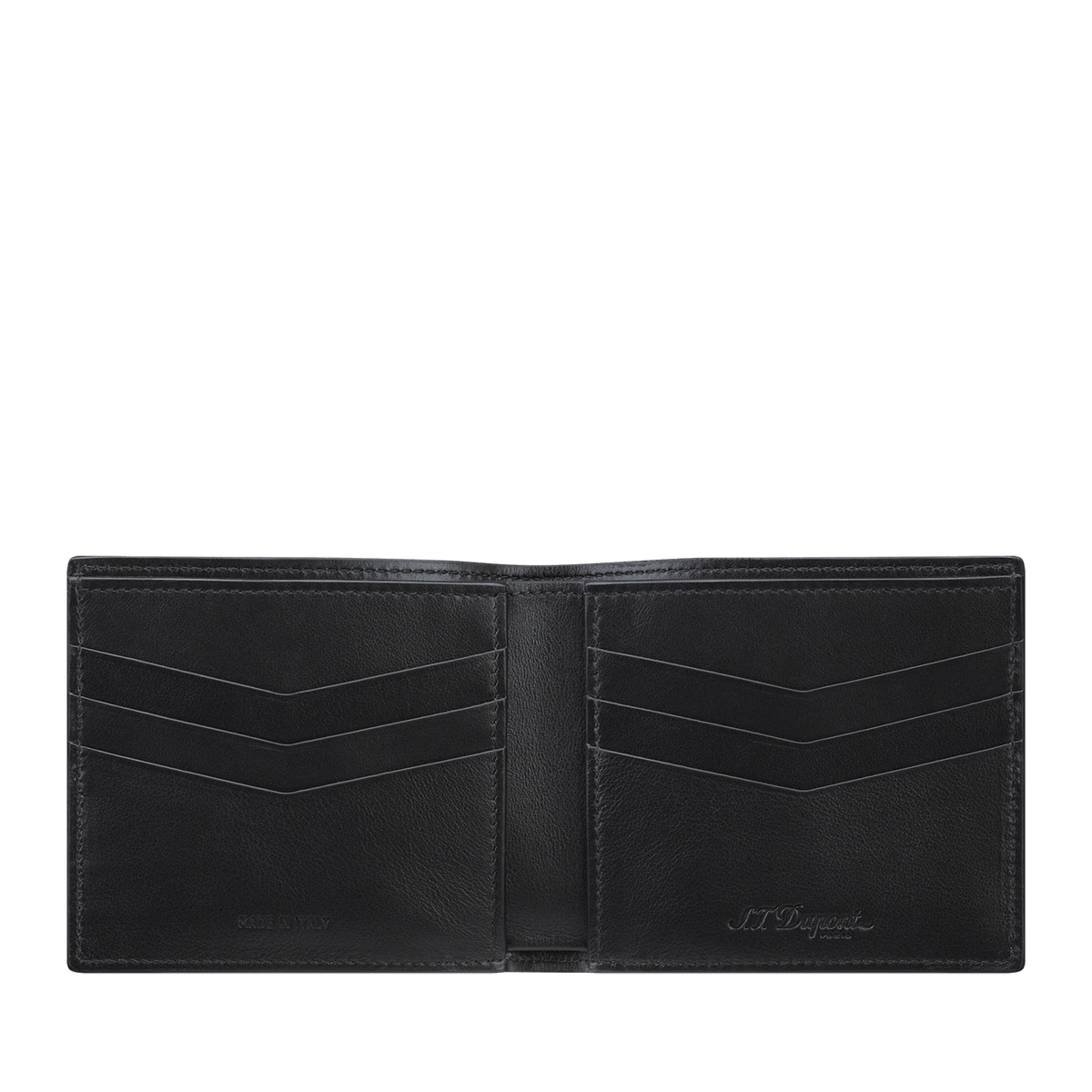 S.T. Dupont Card Holder Billfold 6 Card Le Grand Atelier Blue — angle view