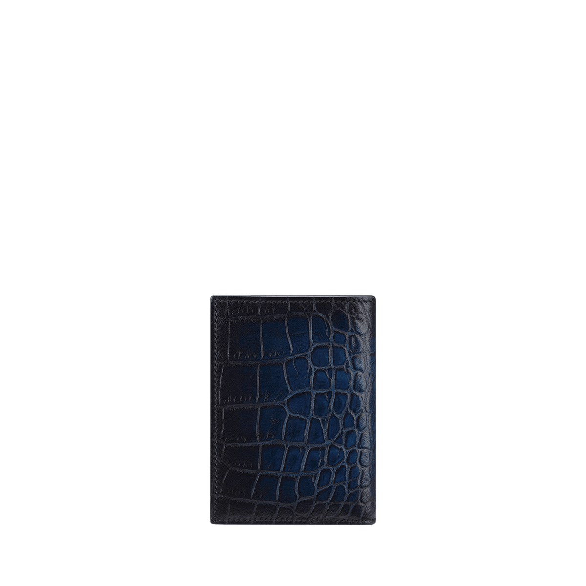 S.T. Dupont Card Holder Vertical Billfold 4 Card Le Grand A Blue — alternate view