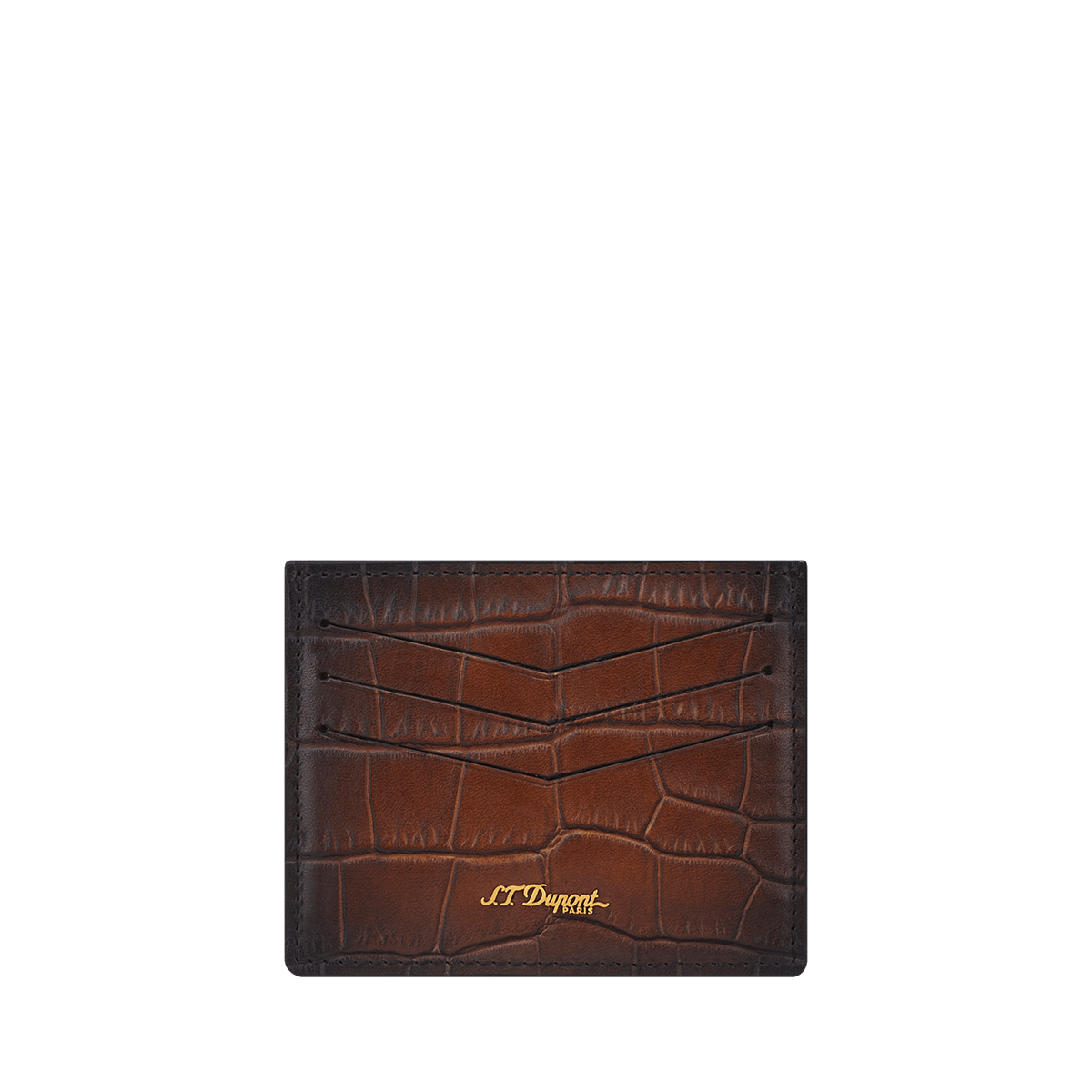 S.T. Dupont Card Holder Le Grand Atelier Havana