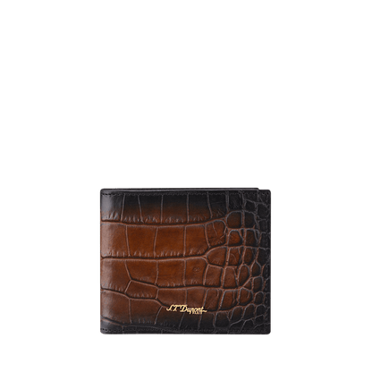 S.T. Dupont Card Holder Billfold 6 Card Le Grand Atel Havana