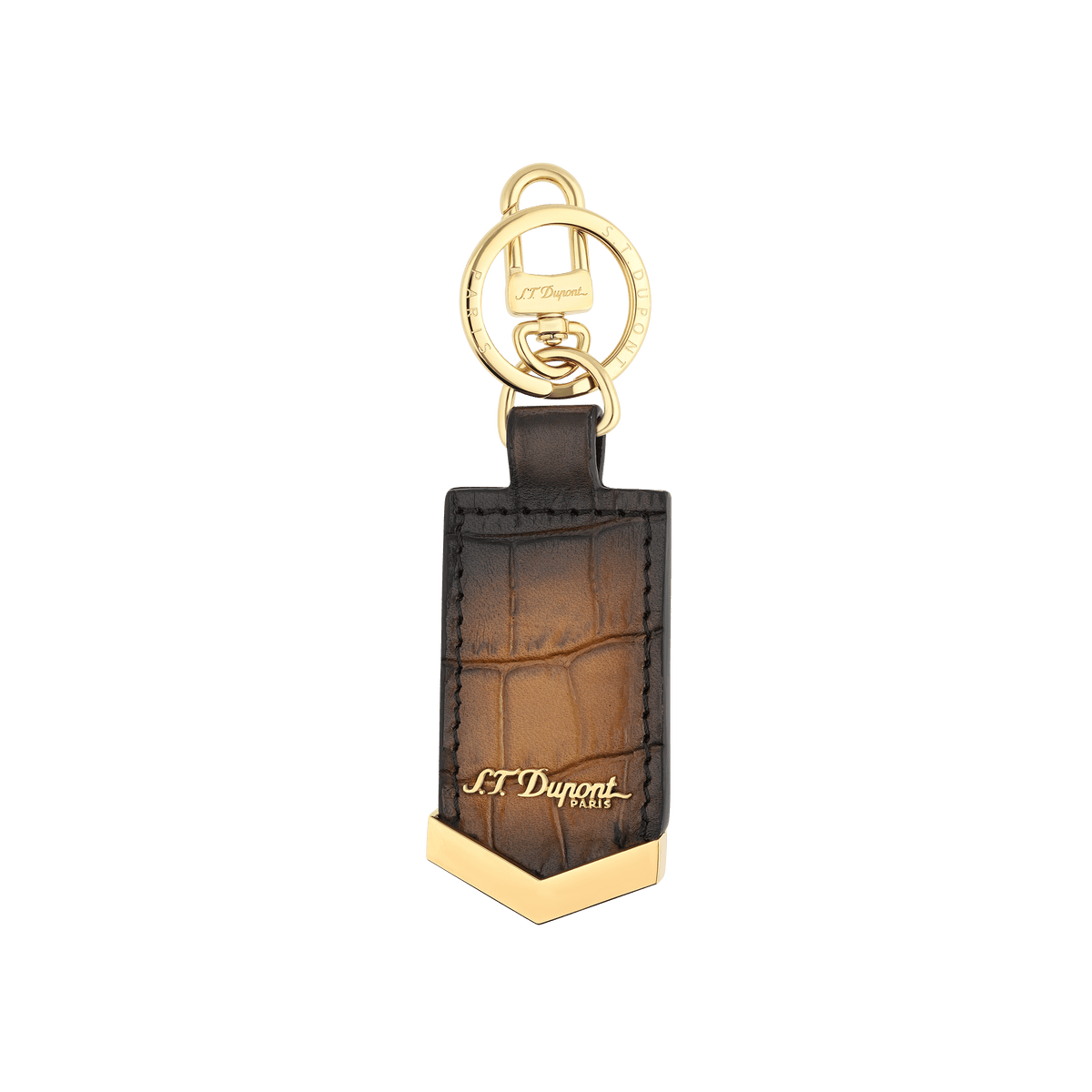 S.T. Dupont Key Ring Le Grand Atelier Havana