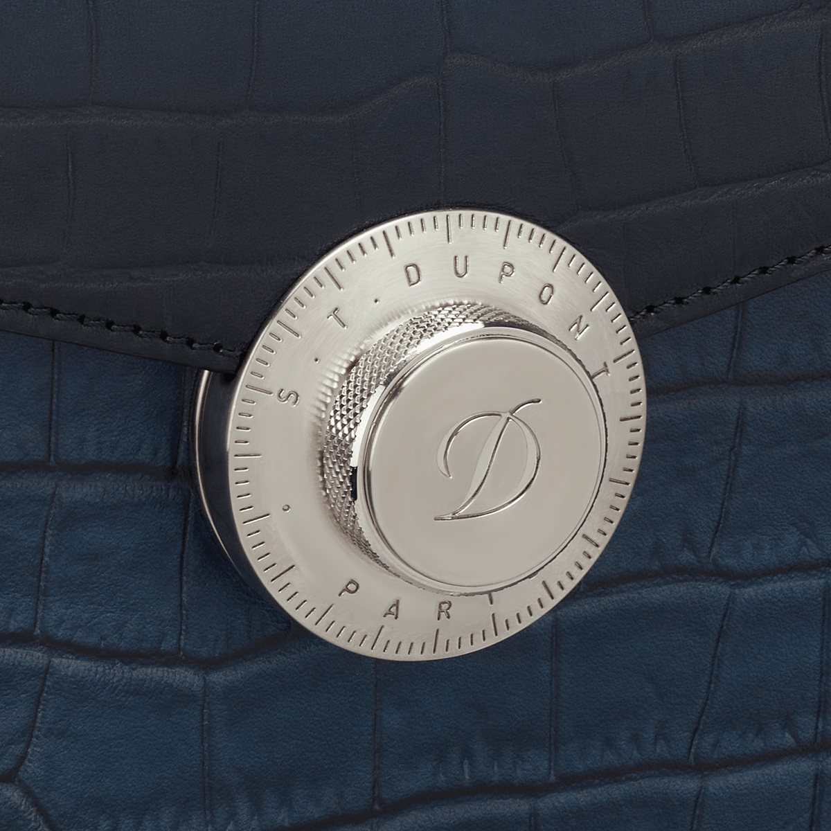 S.T. Dupont D-Line - One Gusset Briefcase Le Grand Atelier Blue — view 5
