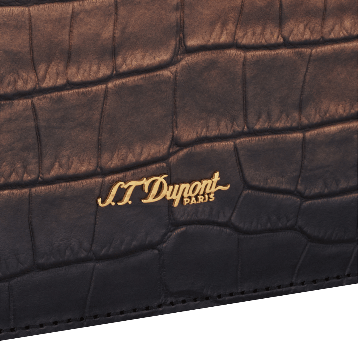 S.T. Dupont D-Line - One Gusset Briefcase Le Grand Atelier Havana — view 5