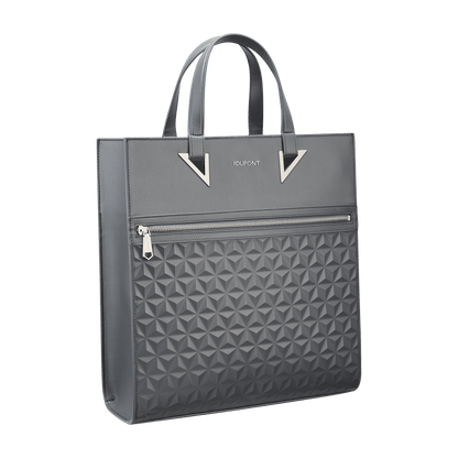 S.T. Dupont Bag Vertical Tote Grey — angle view