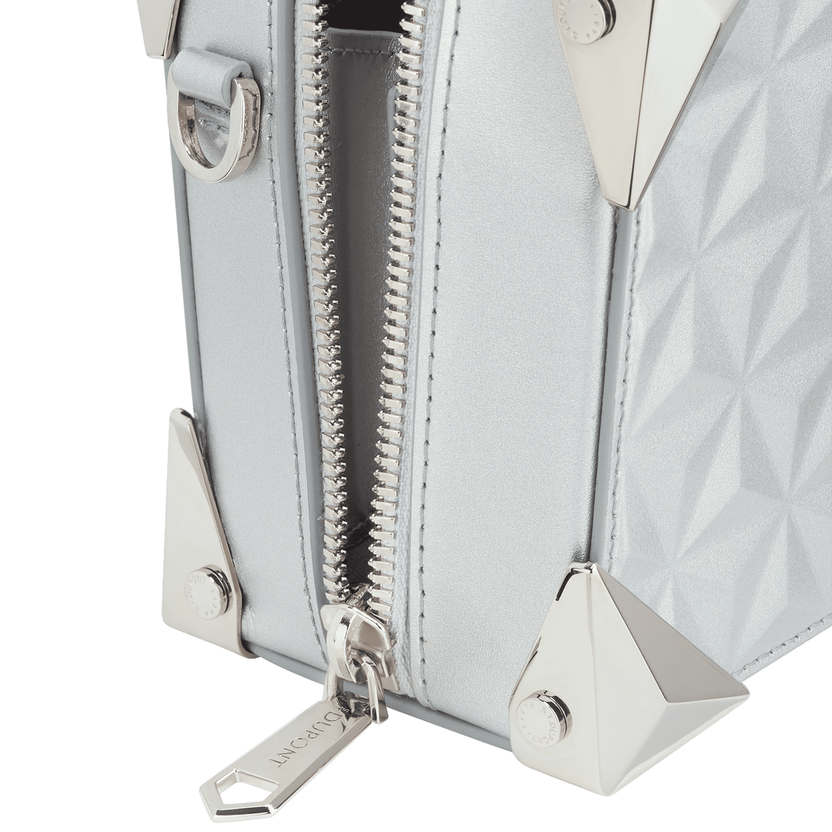 S.T. Dupont Bag Trunk Silver — angle view