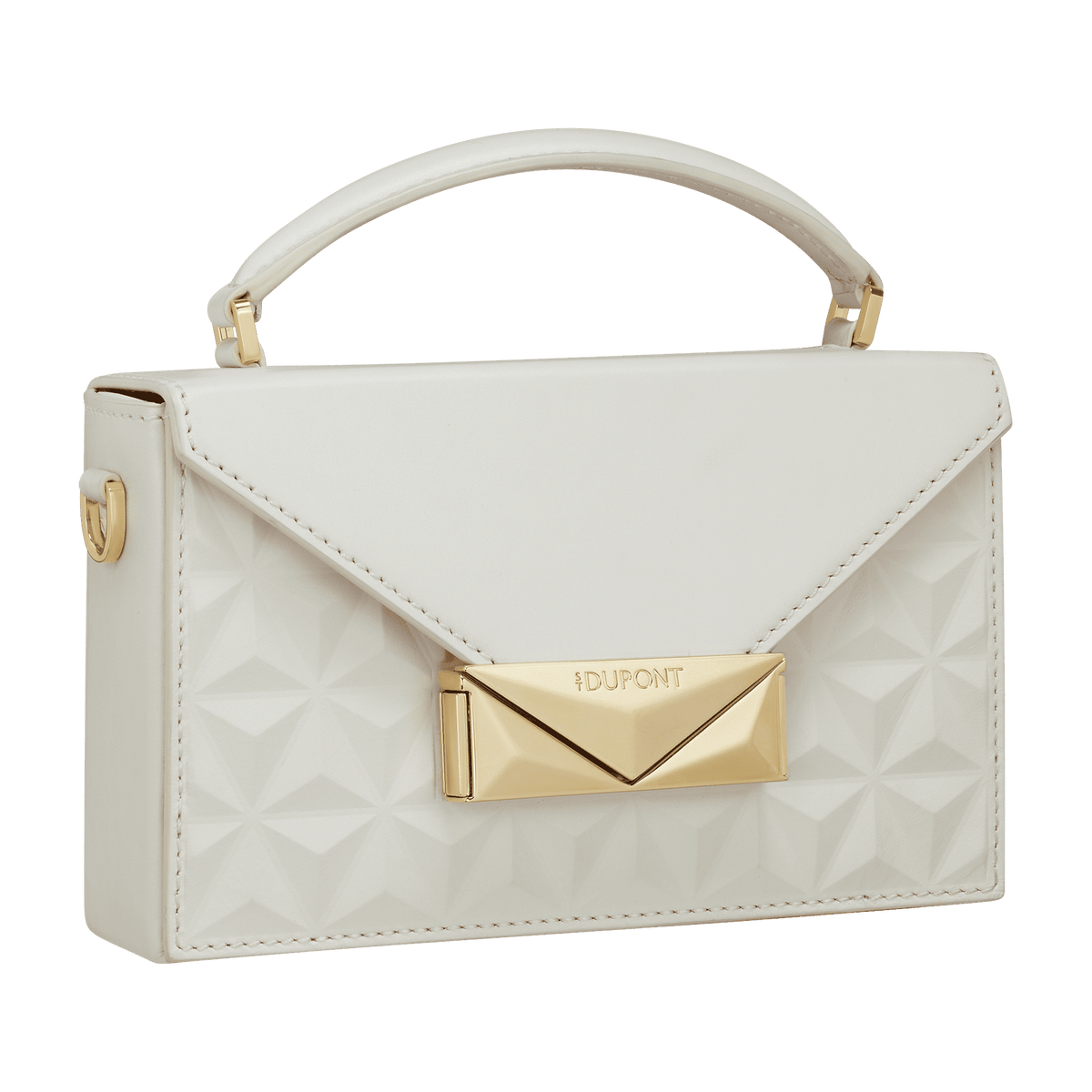 S.T. Dupont Bag Nano Trunk White — angle view