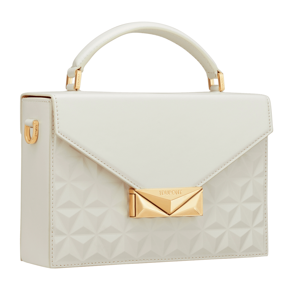 S.T. Dupont Bag Mini Trunk White — angle view