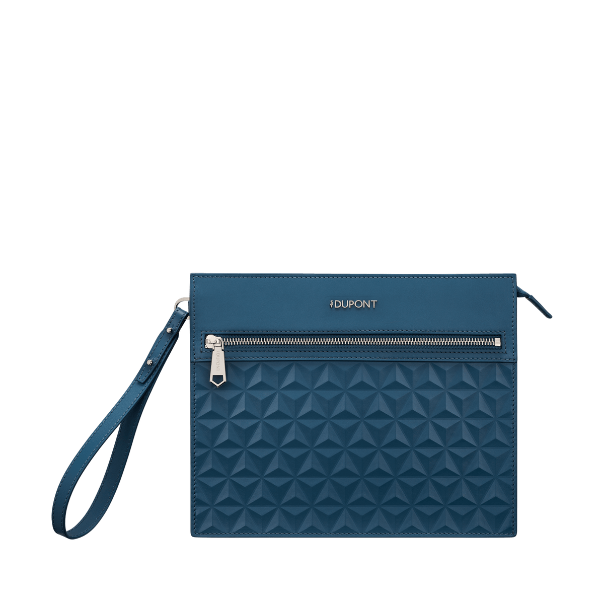 Pochette S.T. Dupont moyenne bleu denim