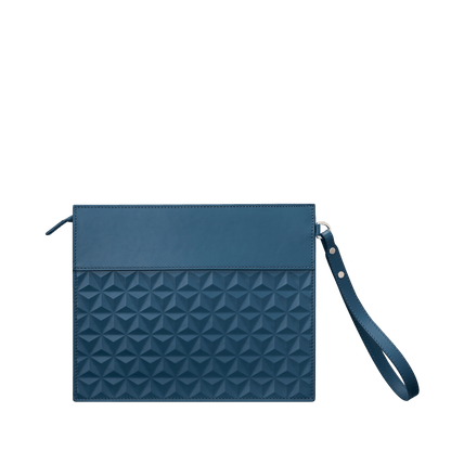 Pochette S.T. Dupont moyenne bleu denim — autre vue