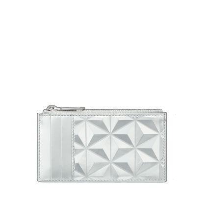 S.T. Dupont Zip Card Holder Silver
