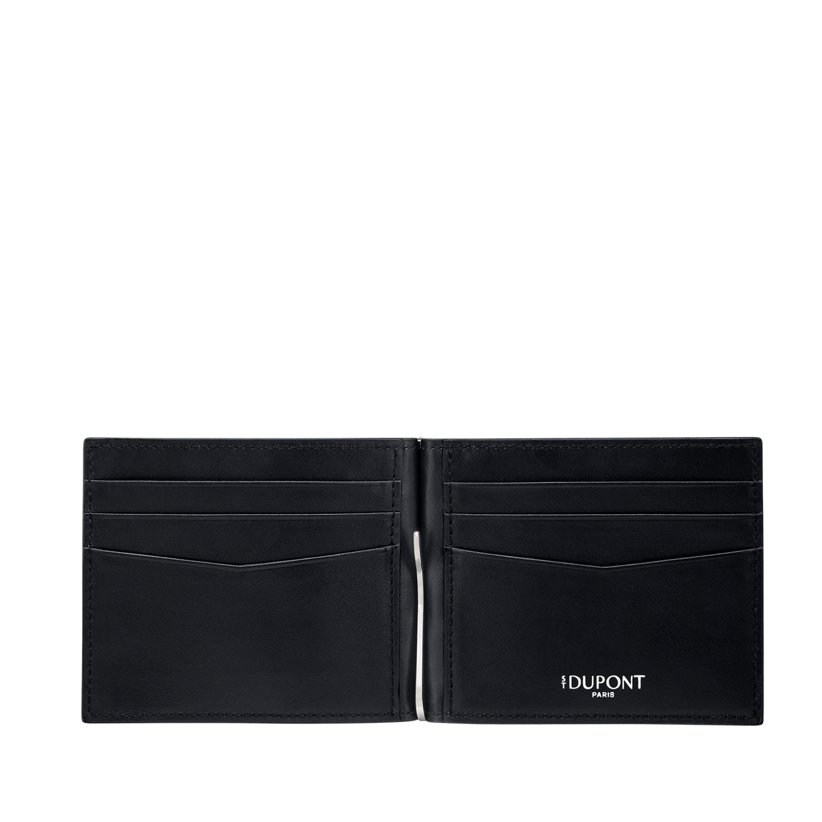 S.T. Dupont Card Holder Bank Note Clip Black — alternate view