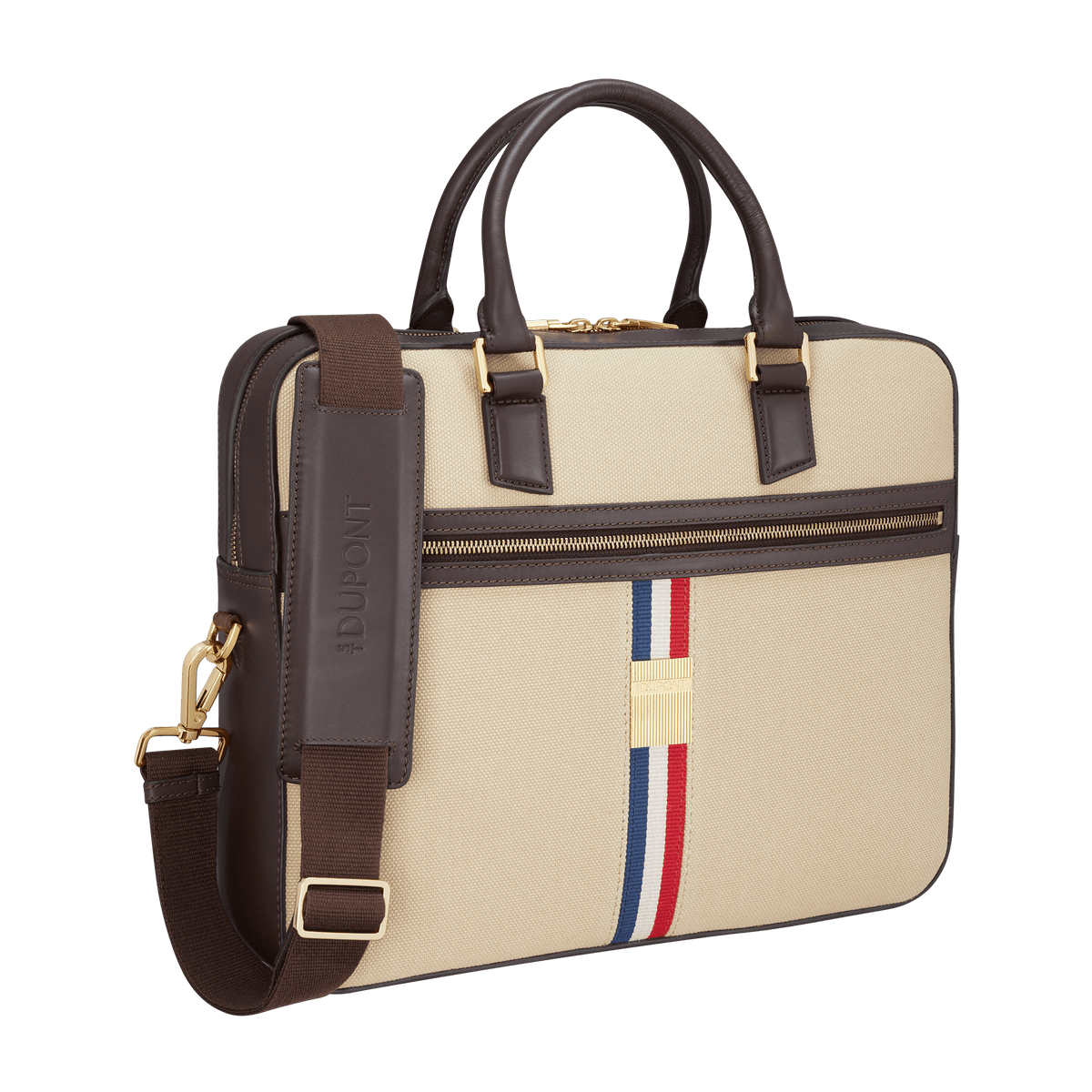 S.T. Dupont Bag Doc Holder Beige — angle view