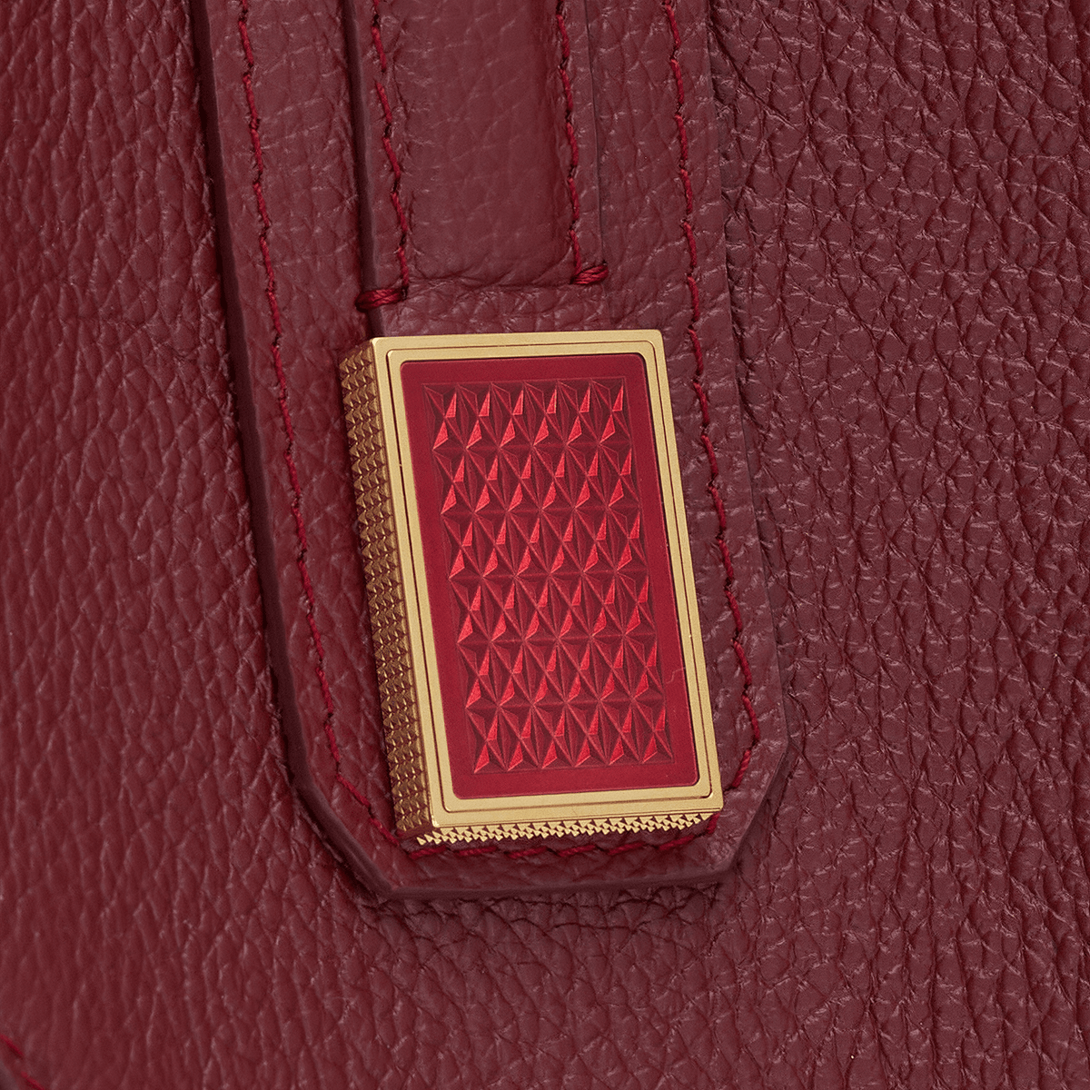 S.T. Dupont Bag Tote Dark Red — angle view