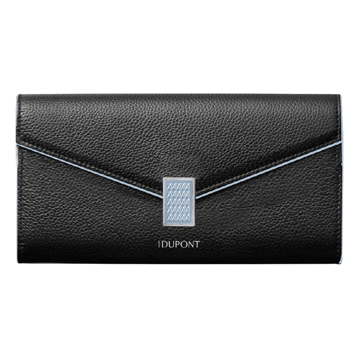 S.T. Dupont Victoria long wallet, black grained calfskin - ref 1VI592BK1