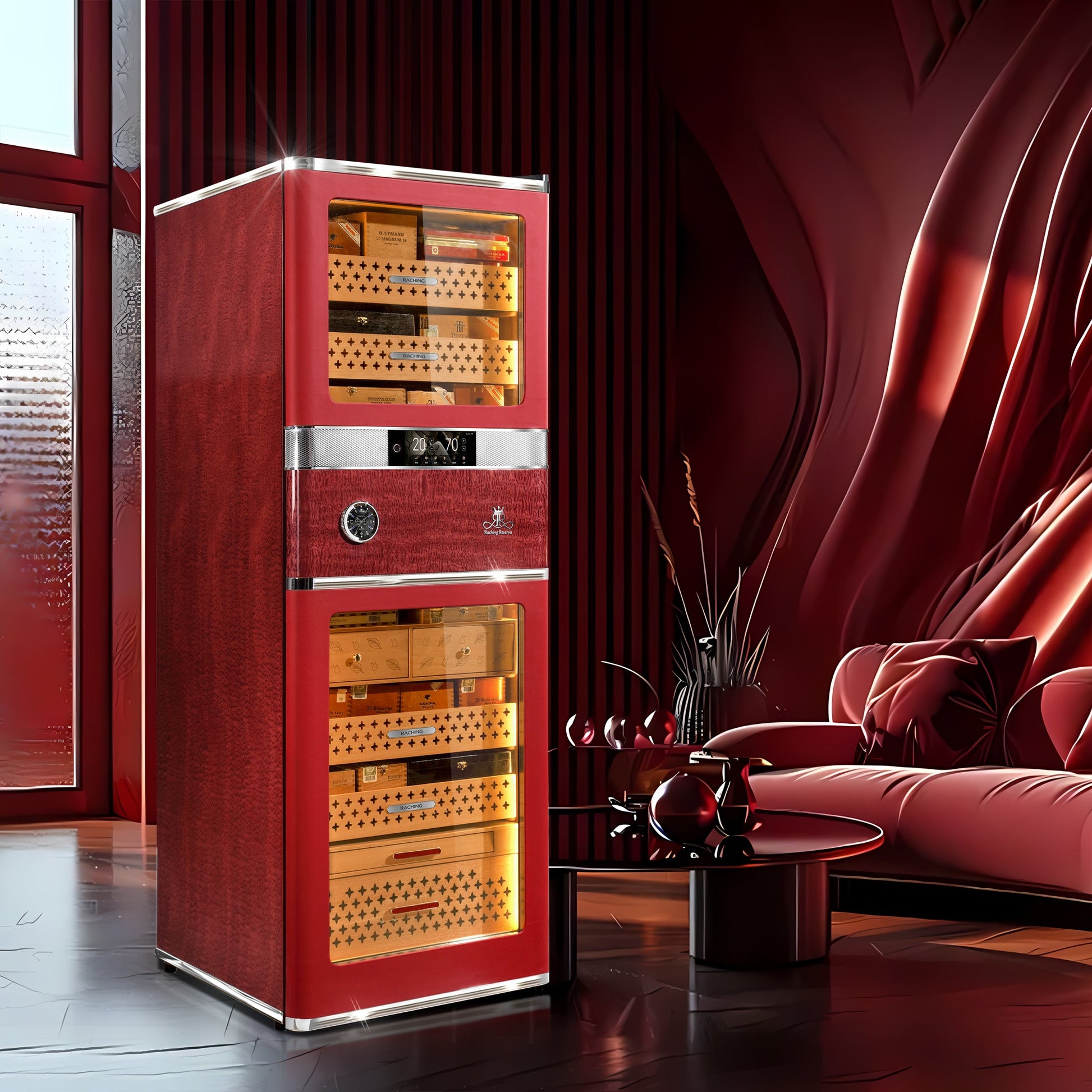 Raching RR Series smart cigar cabinet - official 3