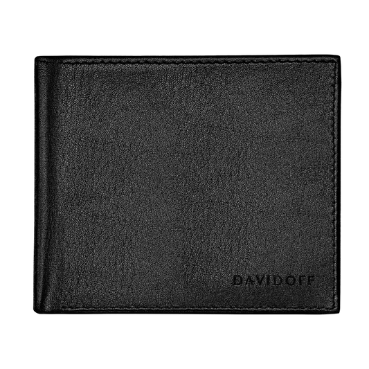 Essentials - portefeuille cuir noir 8CC