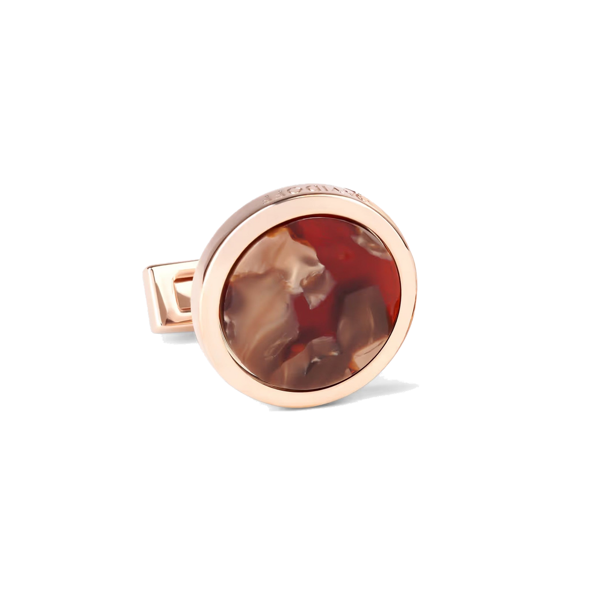DAVIDOFF Venice Cufflinks Rose-Gold Brown