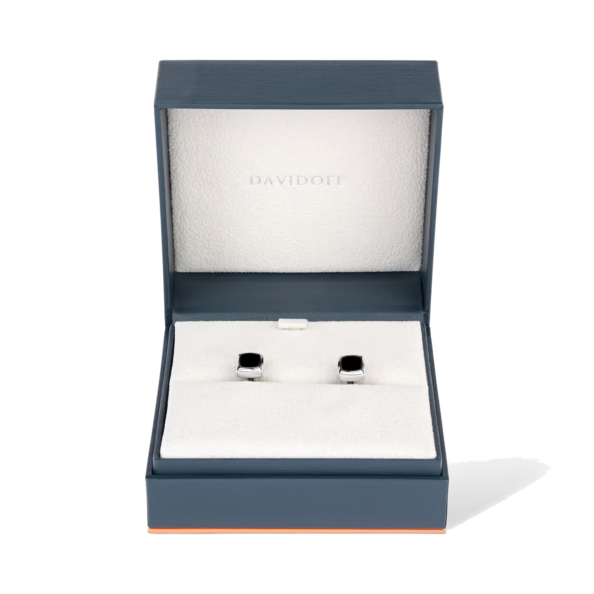 Essentials - Cufflinks Mini Square Silver Black