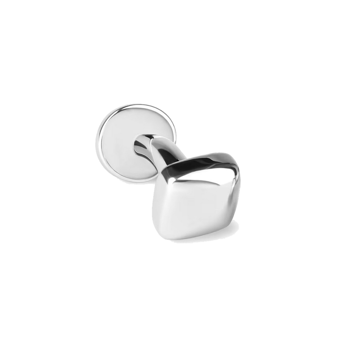 Essentials - boutons de manchette mini carrés argent
