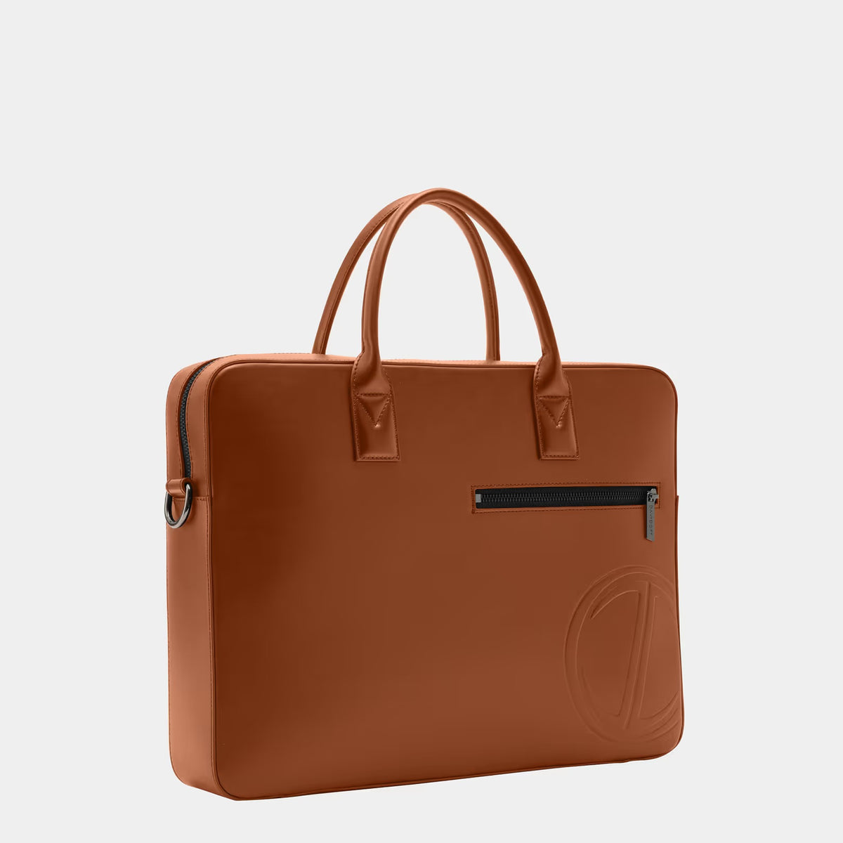 DAVIDOFF Venice Briefcase 1 Zip Cognac