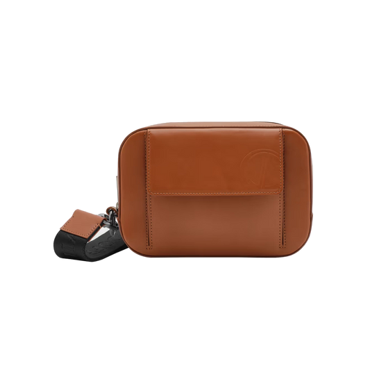 DAVIDOFF Venice Pouch With Zip Cognac