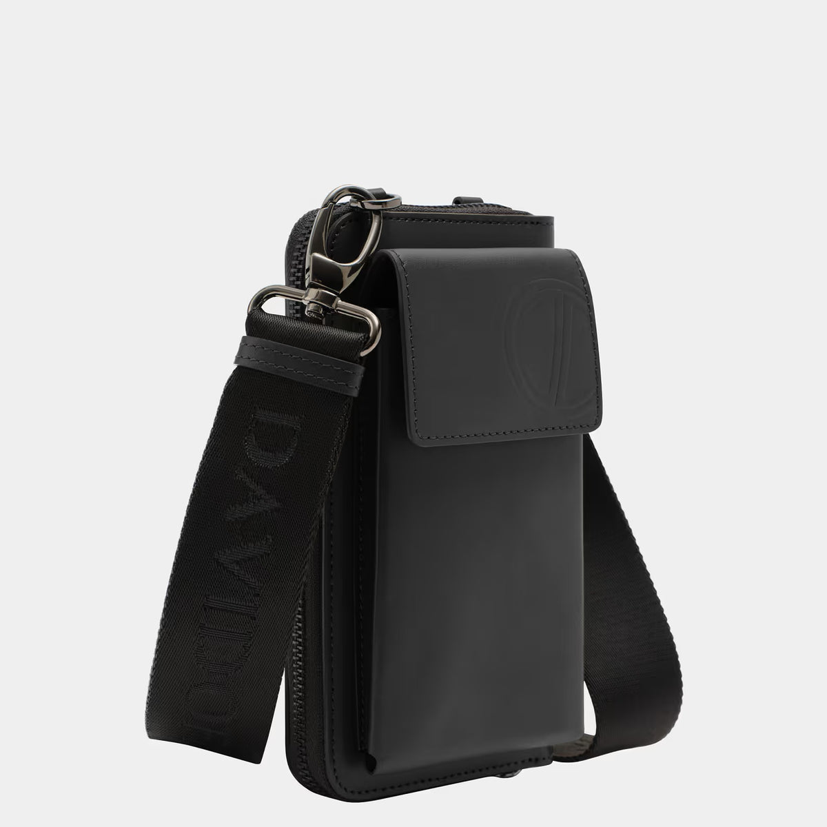 DAVIDOFF Venice Phone Pouch With Zip Black