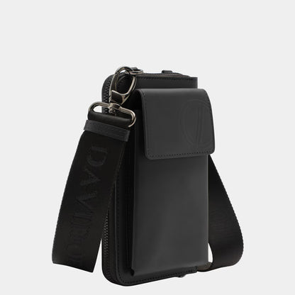DAVIDOFF Venice Phone Pouch With Zip Black