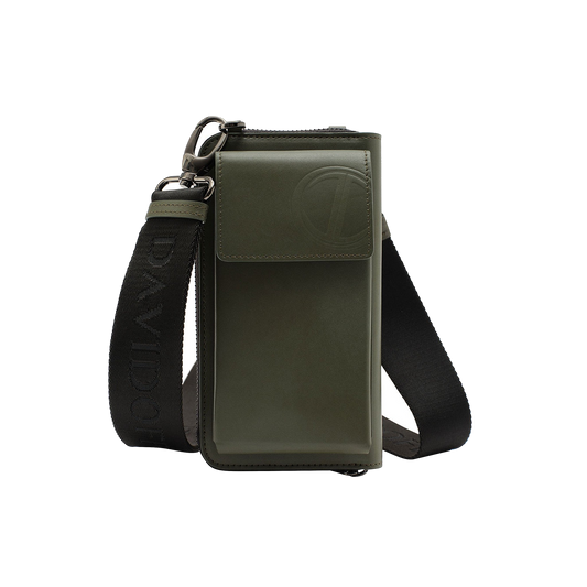 DAVIDOFF Venice Phone Pouch With Zip Green