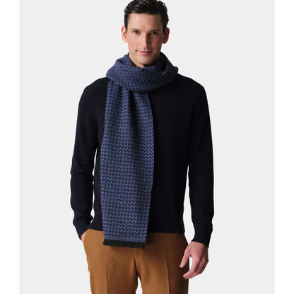 DAVIDOFF PARIS Scarf Blue - drape