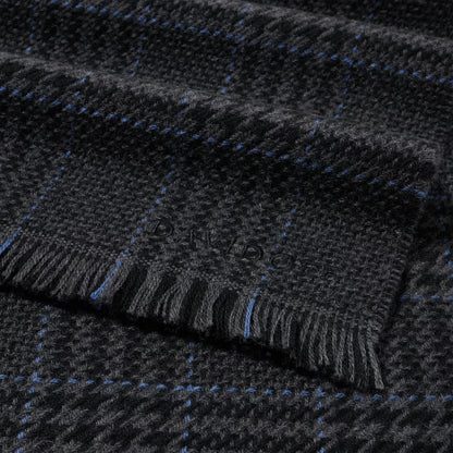 DAVIDOFF PARIS Scarf Grey Anthracite - detail