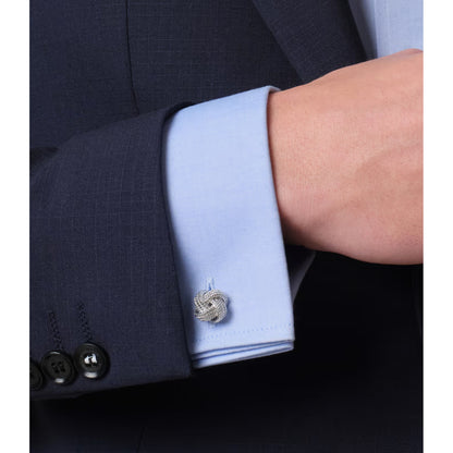 Essentials - boutons de manchette argent