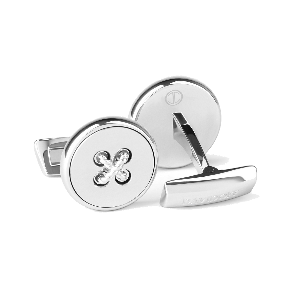 Essentials - boutons de manchette bouton argent