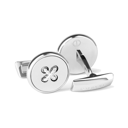 Essentials - boutons de manchette bouton argent