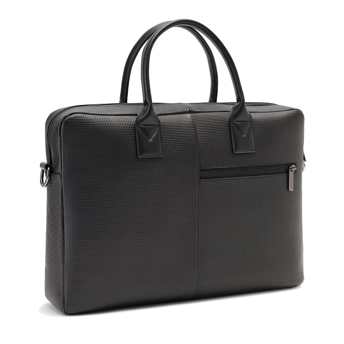 DAVIDOFF PARIS Briefcase 1 Zip Black - detail
