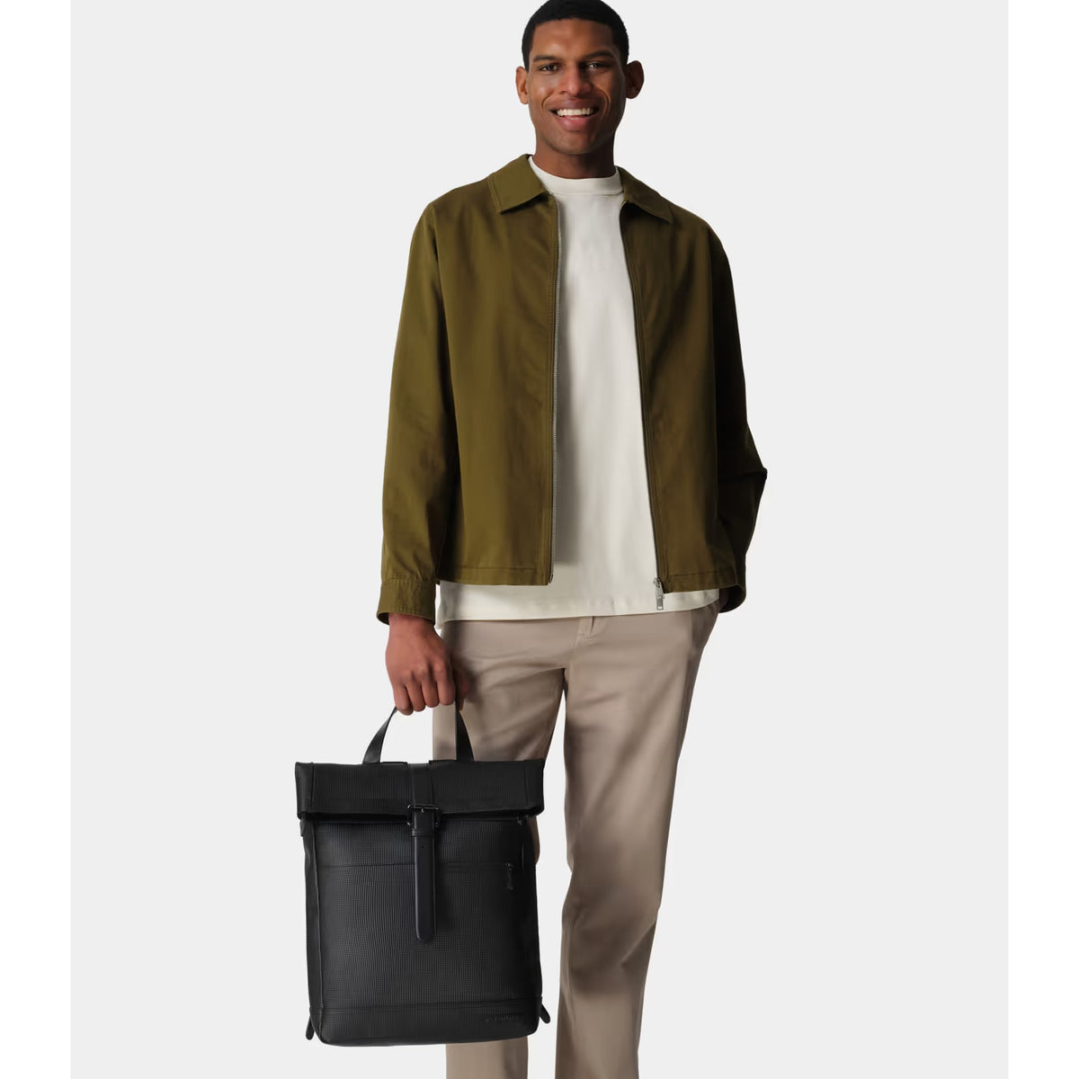 DAVIDOFF PARIS Backpack Black - side