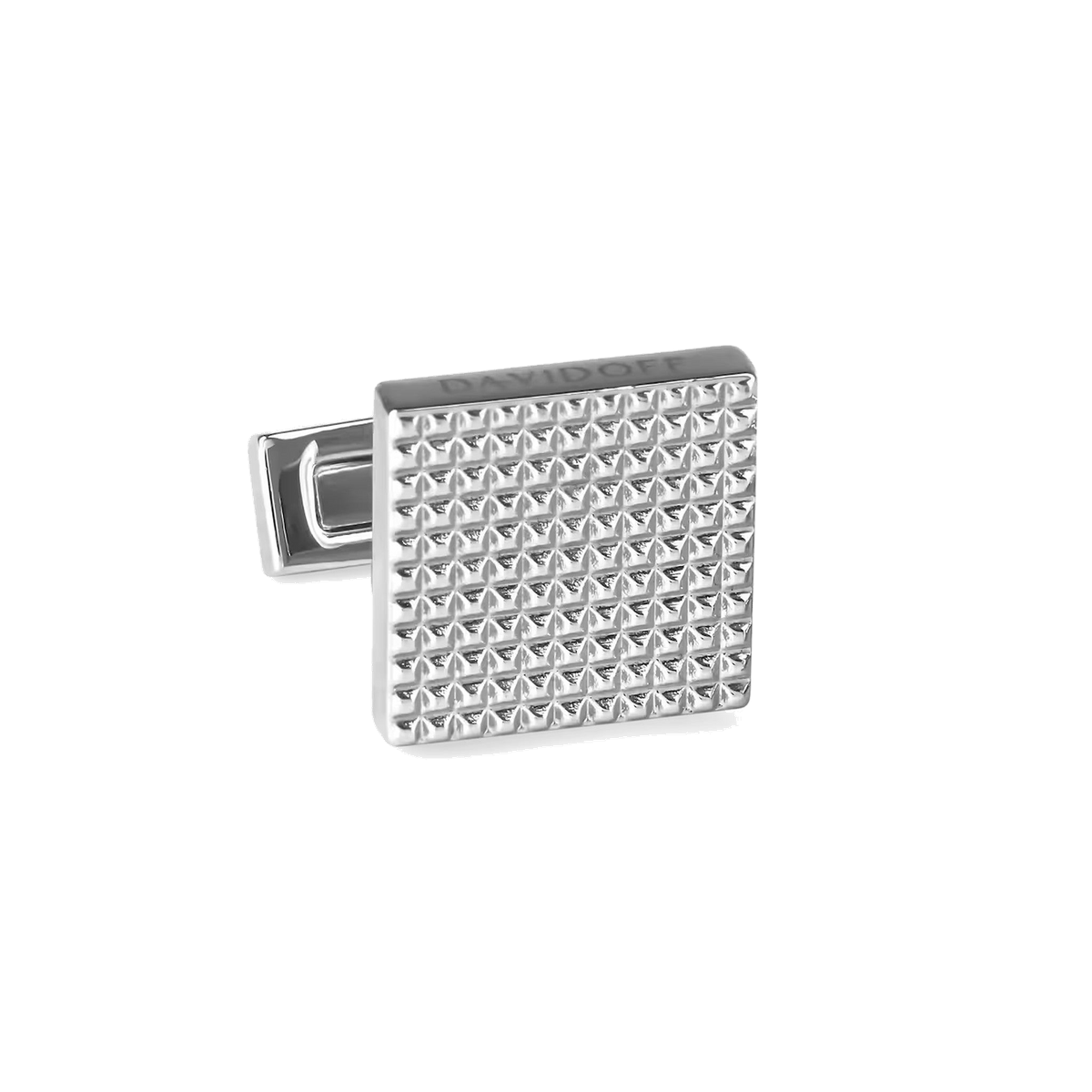 Boutons de manchette DAVIDOFF PARIS carrés argent - paire