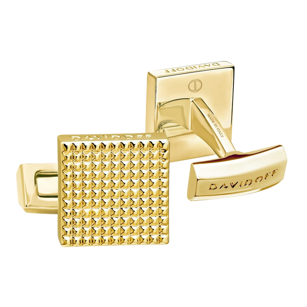 DAVIDOFF PARIS Cufflinks Square Light Gold